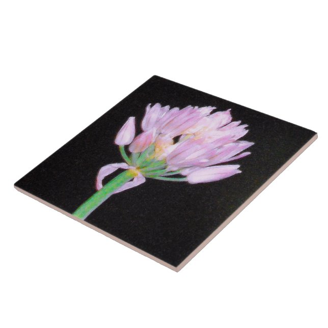 Chives Flower Tile (Side)
