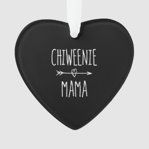 chiweenie mama chihuahua mom gift ornament