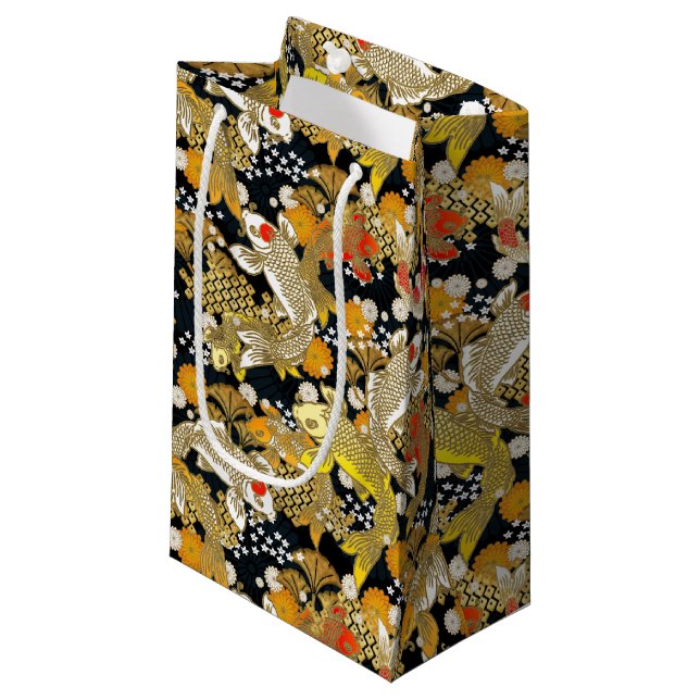 Chiyogami-Washi Sac cadeau stylisé (Devant Angle)