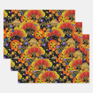 Chiyogami Yuzen Washi Style motif papier enveloppe