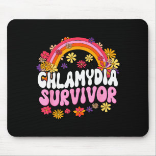 Chlamydia Survivor Funny Graphic  Mouse Pad
