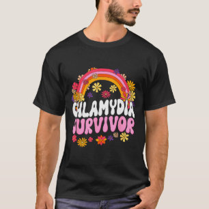 Chlamydia Survivor Funny Graphic  T-Shirt
