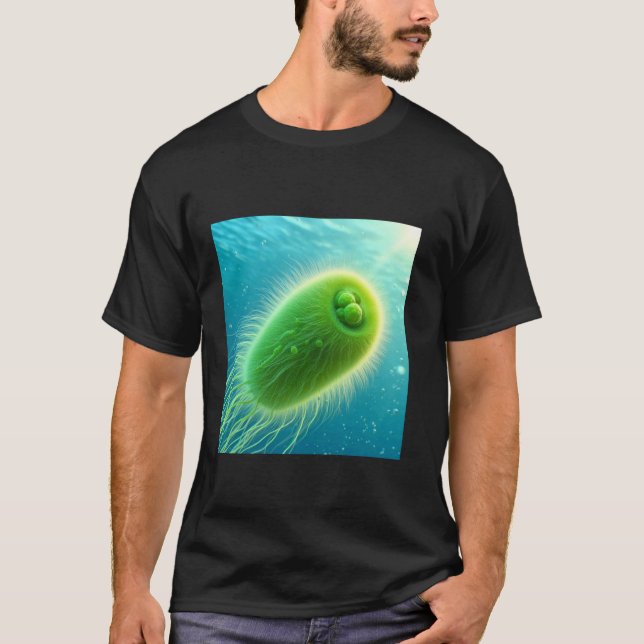 Chlamydomonas Green Algae T-Shirt (Front)