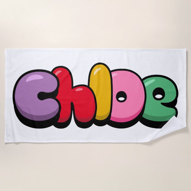 Chloe Beach Towel (Front)