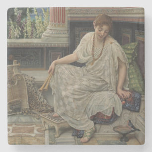 Chloe (by Edward Poynter) Stone Coaster