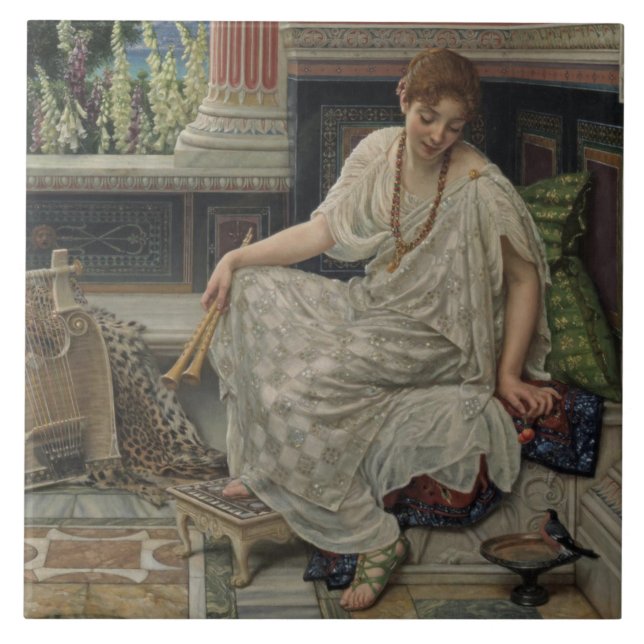 Chloe (by Edward Poynter) Tile (Front)