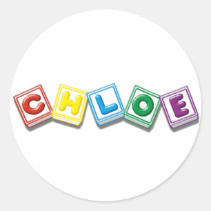 Chloe Classic Round Sticker