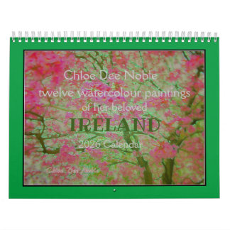 Chloe Dee Noble peint IRLANDE avec Calendrier 2026