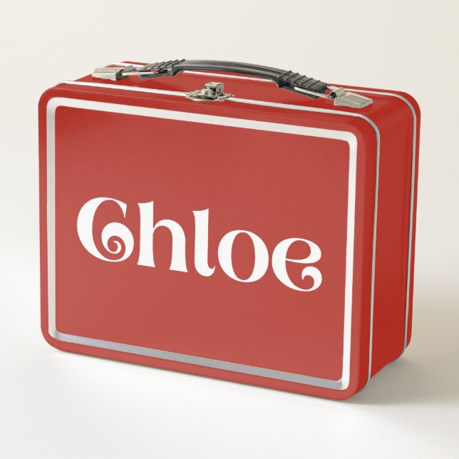 Chloe Metal Lunch Box (Front)