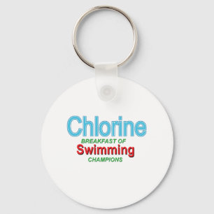 Chlorine Breakfast of Swimmers Keychain