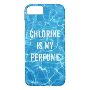 Chlorine Is My Perfume Swimming Pool Typographic Case-Mate iPhone Case