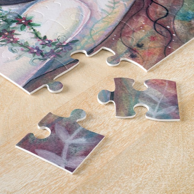 Chloris Déesse des Fleurs Puzzle avec Étain (Côté)