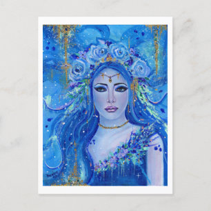 Chloris flower goddess by Renee Lavoie Postcard