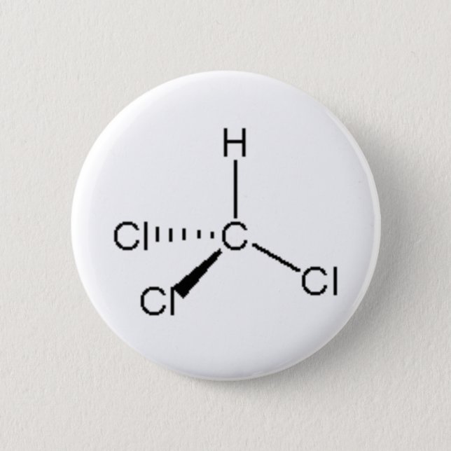 Chloroform 2 Inch Round Button (Front)