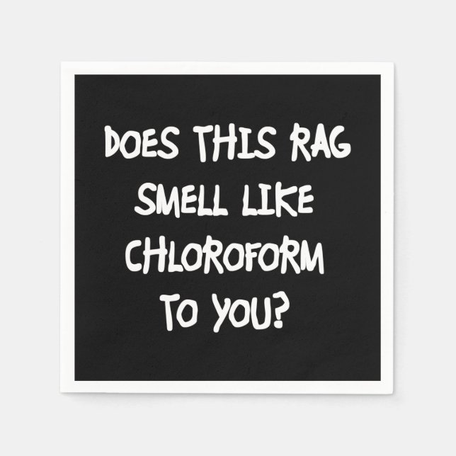Chloroform Napkin (Front)