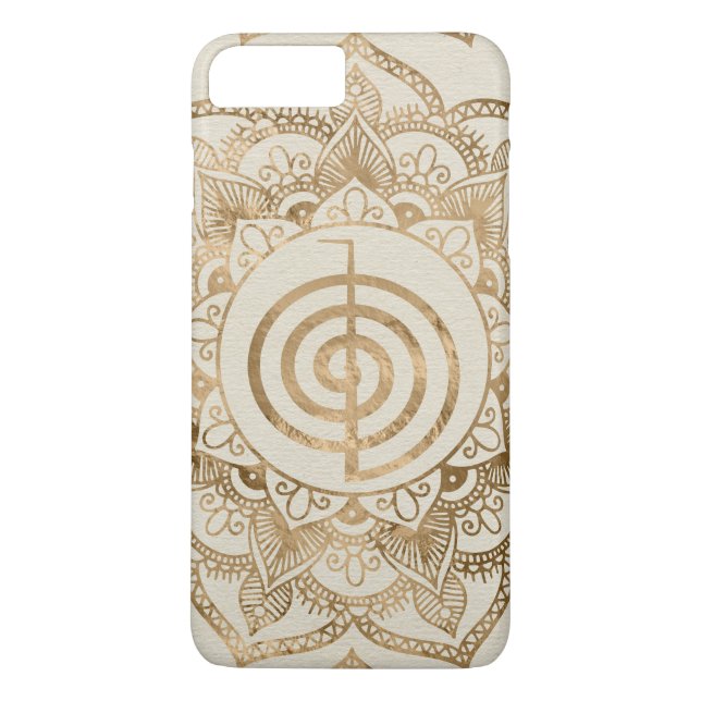 Cho Ku Rei - pastel gold lotus mandala Case-Mate iPhone Case (Back)