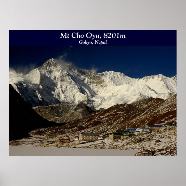 Cho Oyu and Gokyo Poster (Front)