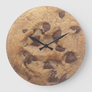 Choc Chip Cookie Large Clock