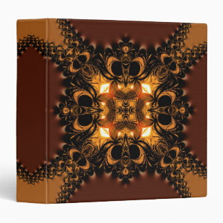 Choc Earth Fire Geometric Art Binder