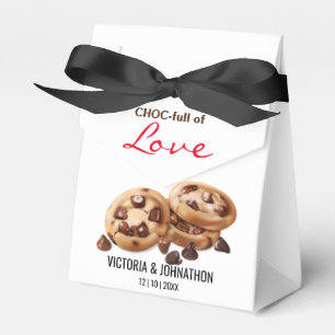 Choc-Full Of Love Cookie Wedding Favor Box