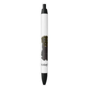 Choc Labrador Personalized Black Ink Pen
