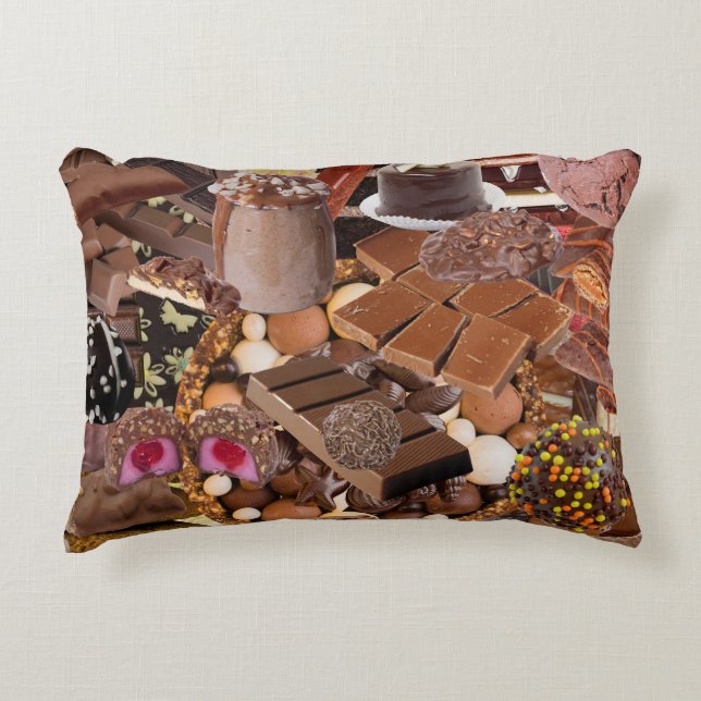 Chockablock chocs accent pillow (Front)