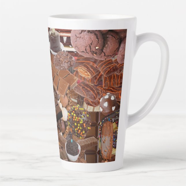Chockablock chocs latte mug (Right)