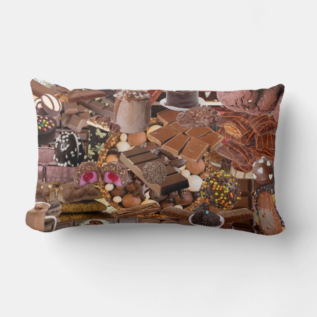 Chockablock chocs lumbar pillow (Front)