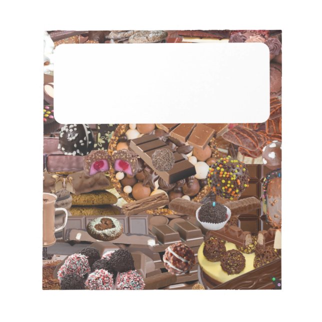 Chockablock chocs notepad (Front)