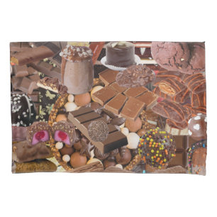 Chockablock chocs pillowcase