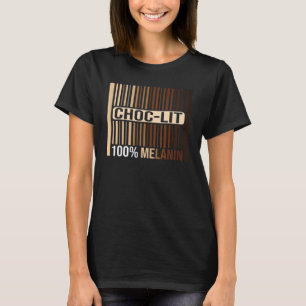 Choclit 100 Melanin Black Woman And Man Dripping T-Shirt