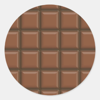 choco2 classic round sticker