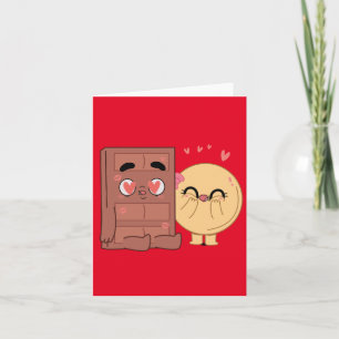 Choco And Pancake Couples Love Valentine Matching Invitation