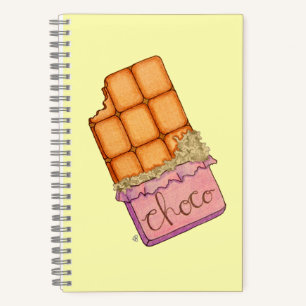 Choco, Carnet de bar à chocolat à dessin