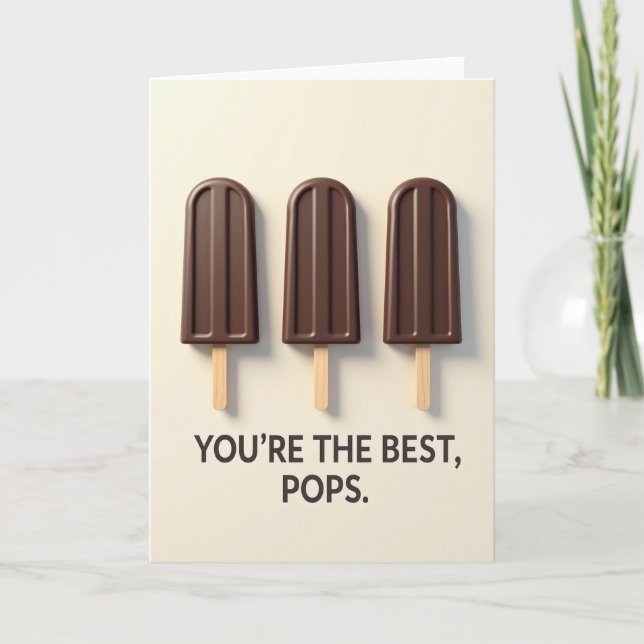 Choco Pops Best Pops Card (Front)