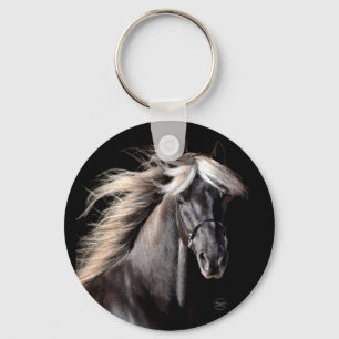 Choco Rocky Mountain Horse Keychain