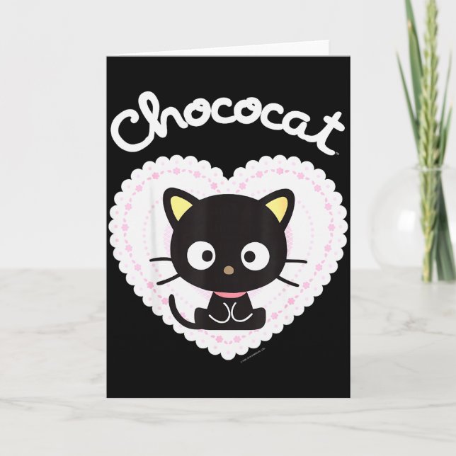 Chococat Sweet Valentine Tee Shirt  Card (Front)