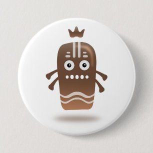 ChocoChobo-Button 3 Inch Round Button