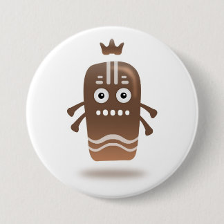 ChocoChobo-Button 3 Inch Round Button