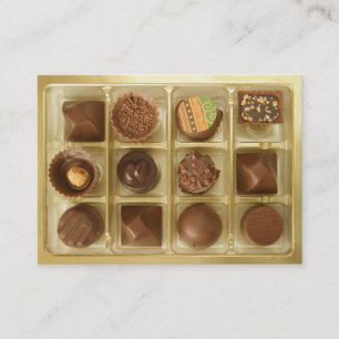 chocoholic dream business card