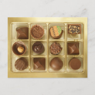 chocoholic dream postcard