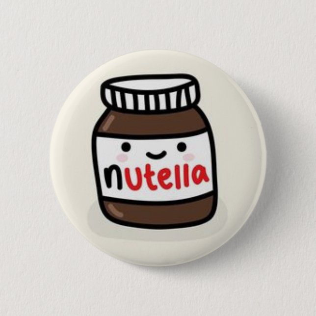 chocolat 2 inch round button (Front)
