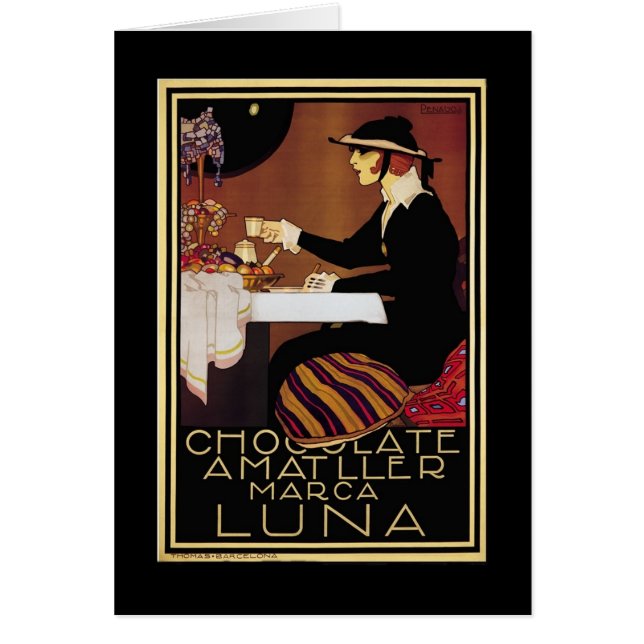 Chocolat Amatller Femme (Devant)