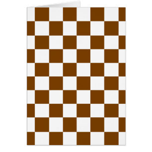 Chocolat Brown Checks