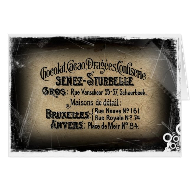 Chocolat Cacao confiserie (Devant horizontal)