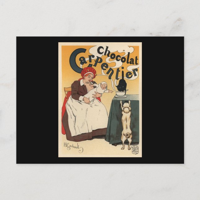 Chocolat Carpentier Postcard (Front)