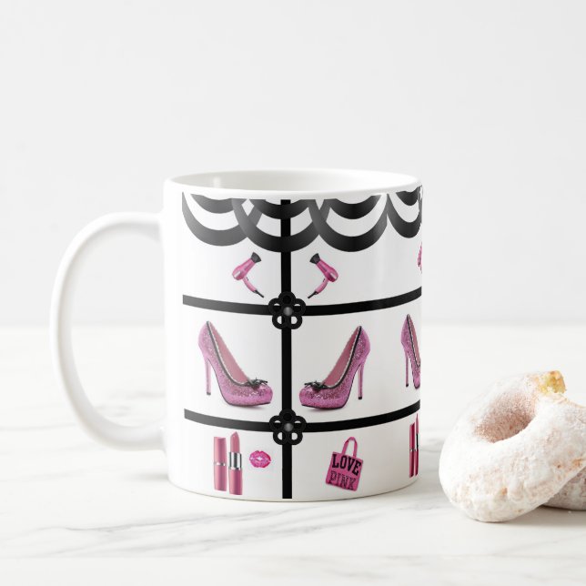 chocolat chaud café thé café tasse (Avec donut)