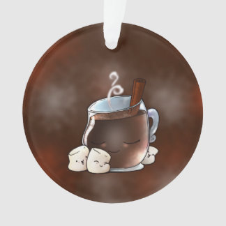 Chocolat chaud et guimauves de Kawaii