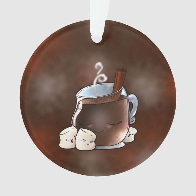 Chocolat chaud et guimauves de Kawaii (devant)