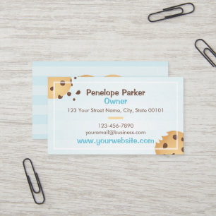 Chocolat Chip Cookery Carte de visite